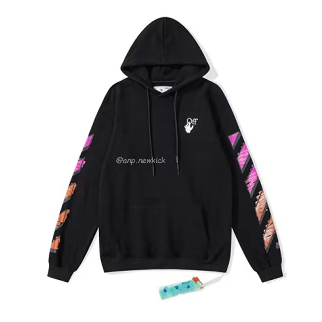 Off White Marker Hoodie Black Fuchsia Red Beige (14) - newkick.app